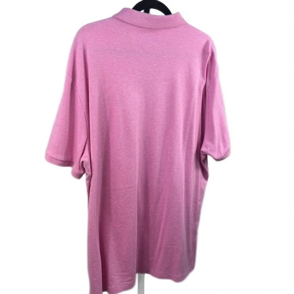 NWOT Polo Ralph Shirt Lauren Men's XXL Pink Heathered‎ Short Sleeve Cotton